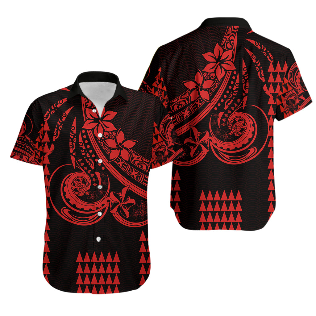 Kakau Hawaiian Polynesian Hawaiian Shirt Red LT6 Red - Polynesian Pride
