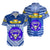(Custom Personalised) Mate Ma'a Tonga Hawaiian Shirt Leimatu'a Bulls Creative Style - Blue NO.1 LT8 Unisex Blue - Polynesian Pride