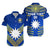 (Custom Personalised) Nauru Polynesian Flag Hawaiian Shirt Creative Style - Blue, Custom Text And Number LT8 Unisex Blue - Polynesian Pride
