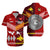 Papua New Guinea And Tonga Hawaiian Shirt Polynesian Together - Bright Red LT8 Unisex Red - Polynesian Pride