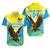 (Custom Personalised) Papua New Guinea Mount Hagen Eagles Hawaiian Shirt Wamp Nga Rugby - Blue, Custom Text And Number LT8 Unisex Blue - Polynesian Pride