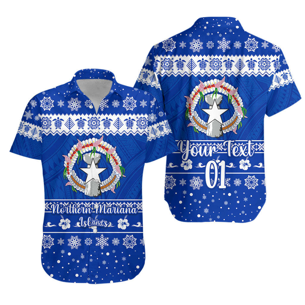 (Custom Personalised) Northern Mariana Islands Christmas Hawaiian Shirt Simple Style LT8 - Polynesian Pride