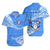 (Custom Personalised) Apifoou College Hawaiian Shirt Tonga Unique Version - Blue, Custom Text and Number Unisex Blue - Polynesian Pride