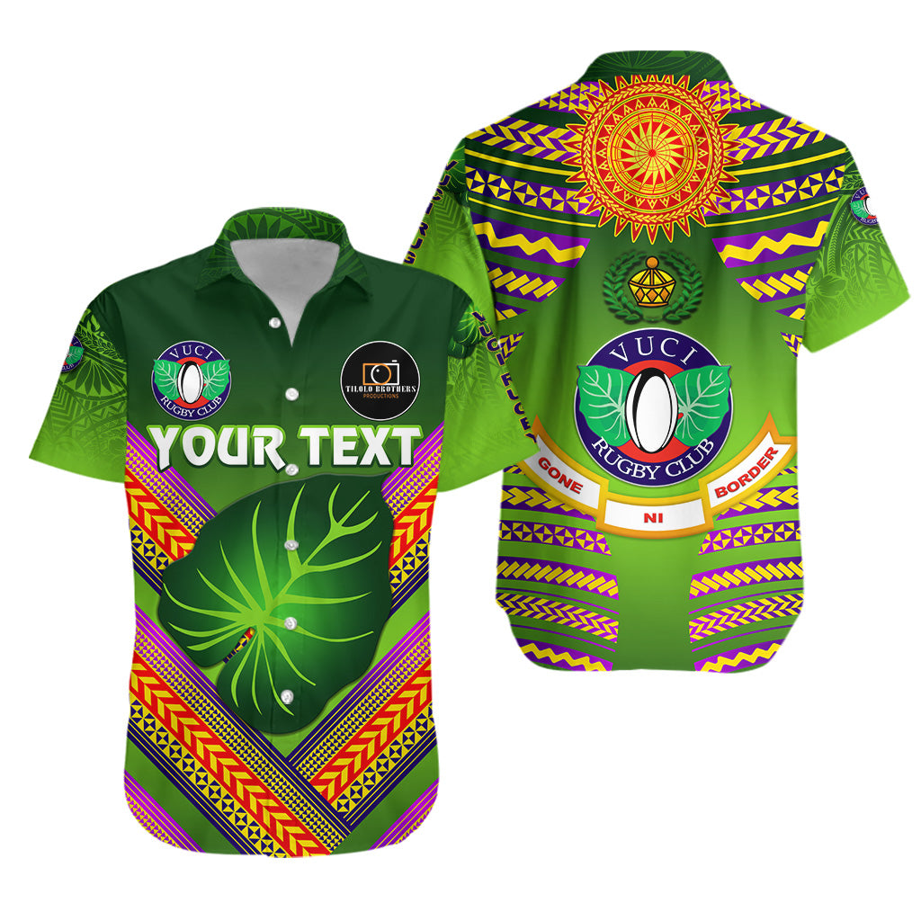 (Custom Personalised) Fiji Vuci Rugby Club Hawaiian Shirt Creative Style - Green LT8 Unisex Green - Polynesian Pride