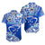(Custom Personalised) Manu Samoa Rugby Hawaiian Shirt Unique Vibes - White Unisex Blue - Polynesian Pride