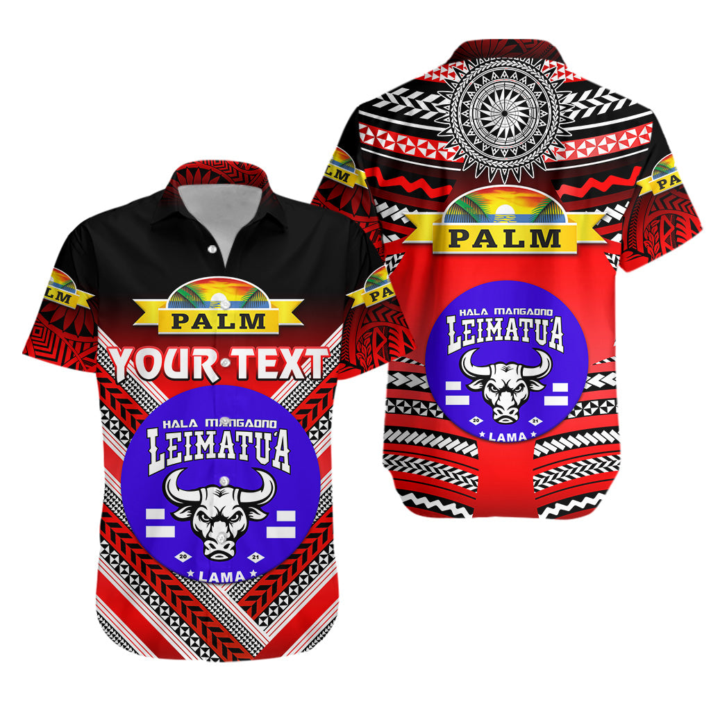 (Custom Personalised) Mate Ma'a Tonga Hawaiian Shirt Leimatu'a Bulls Creative Style - Red NO.1 LT8 Unisex Red - Polynesian Pride