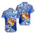 (Custom Personalised) Mate Ma'a Tonga Rugby Hawaiian Shirt Polynesian Unique Vibes, Custom Text and Number - Blue Unisex Blue - Polynesian Pride