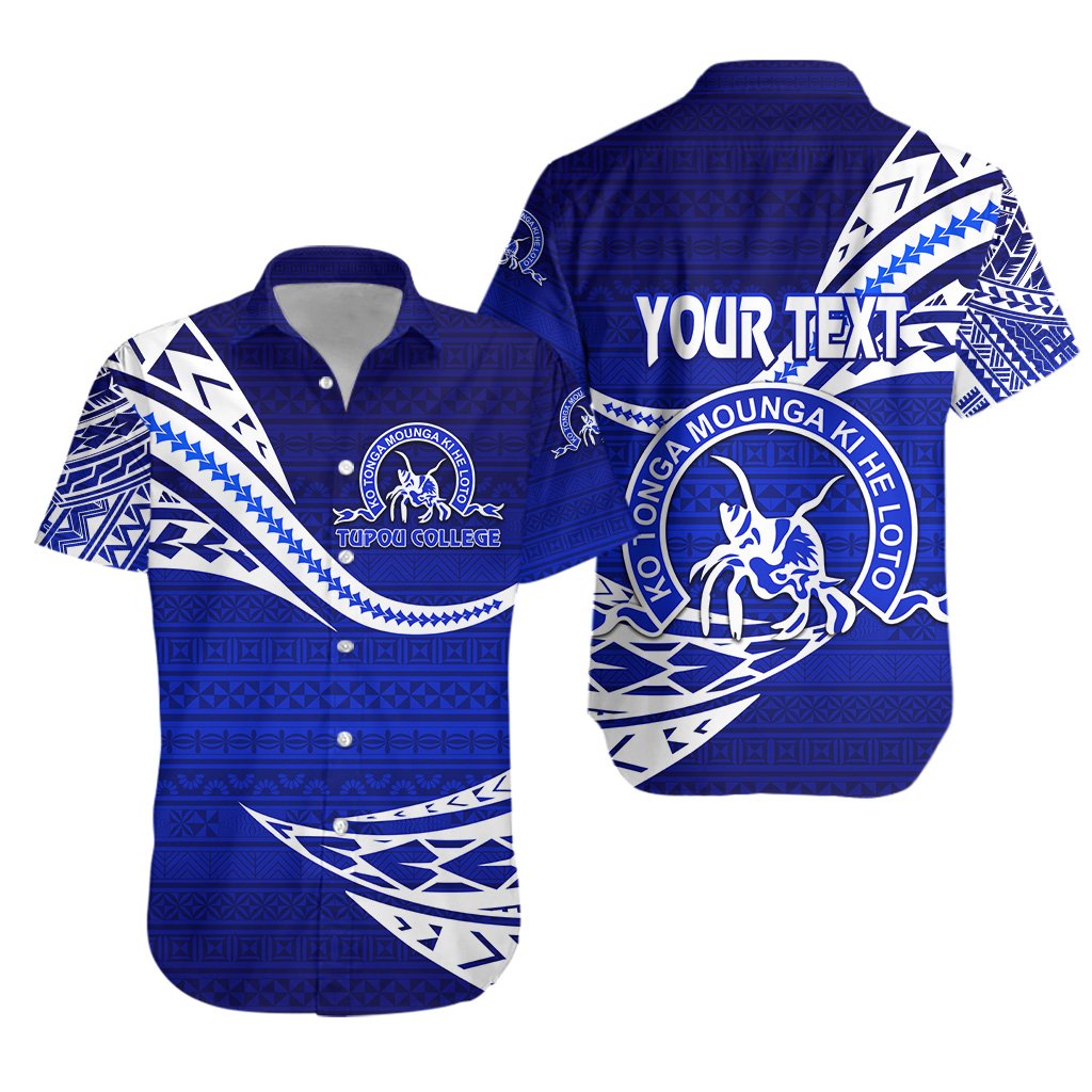 (Custom Personalised) Kolisi Ko Tupou College Tonga Hawaiian Shirt Unique Version - Blue Unisex Blue - Polynesian Pride