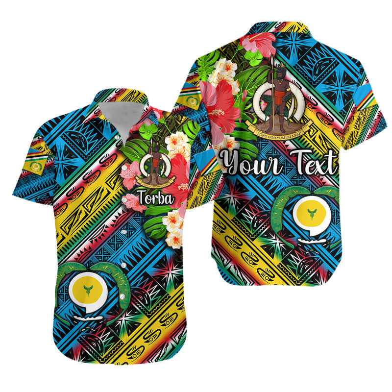 (Custom Personalised) Vanuatu Torba Hawaiian Shirt Independence Be Proud LT8 Unisex Blue - Polynesian Pride