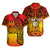 (Custom Personalised) Marquesas Islands Hawaiian Shirt Marquesan Tattoo Original Style - Gradient Red LT8 - Polynesian Pride