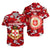 (Custom Personalised) Kolisi Tonga Hawaiian Shirt Mate Ma'a Tonga Camouflage Vibes Ashburton Old Boys, Custom Text and Number Unisex Red - Polynesian Pride