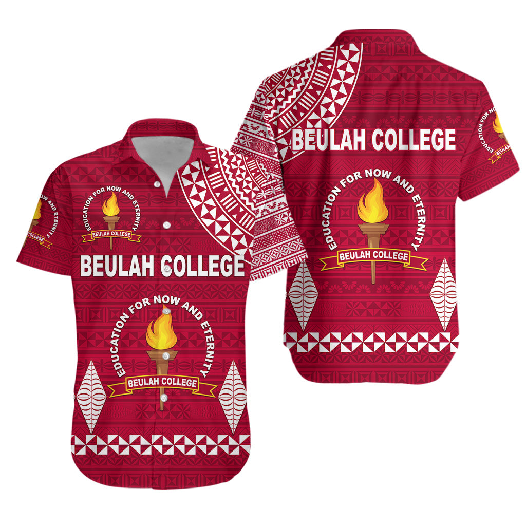 Tonga Beulah College Hawaiian Shirt Simple Style LT8 Unisex Maroon - Polynesian Pride