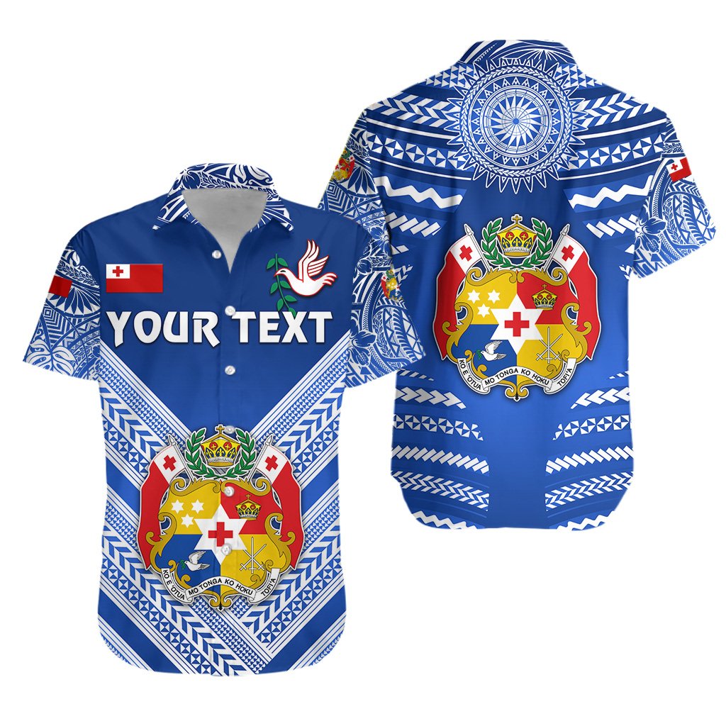 (Custom Personalised) Mate Ma'a Tonga Rugby Hawaiian Shirt Polynesian Creative Style - Blue Unisex Blue - Polynesian Pride