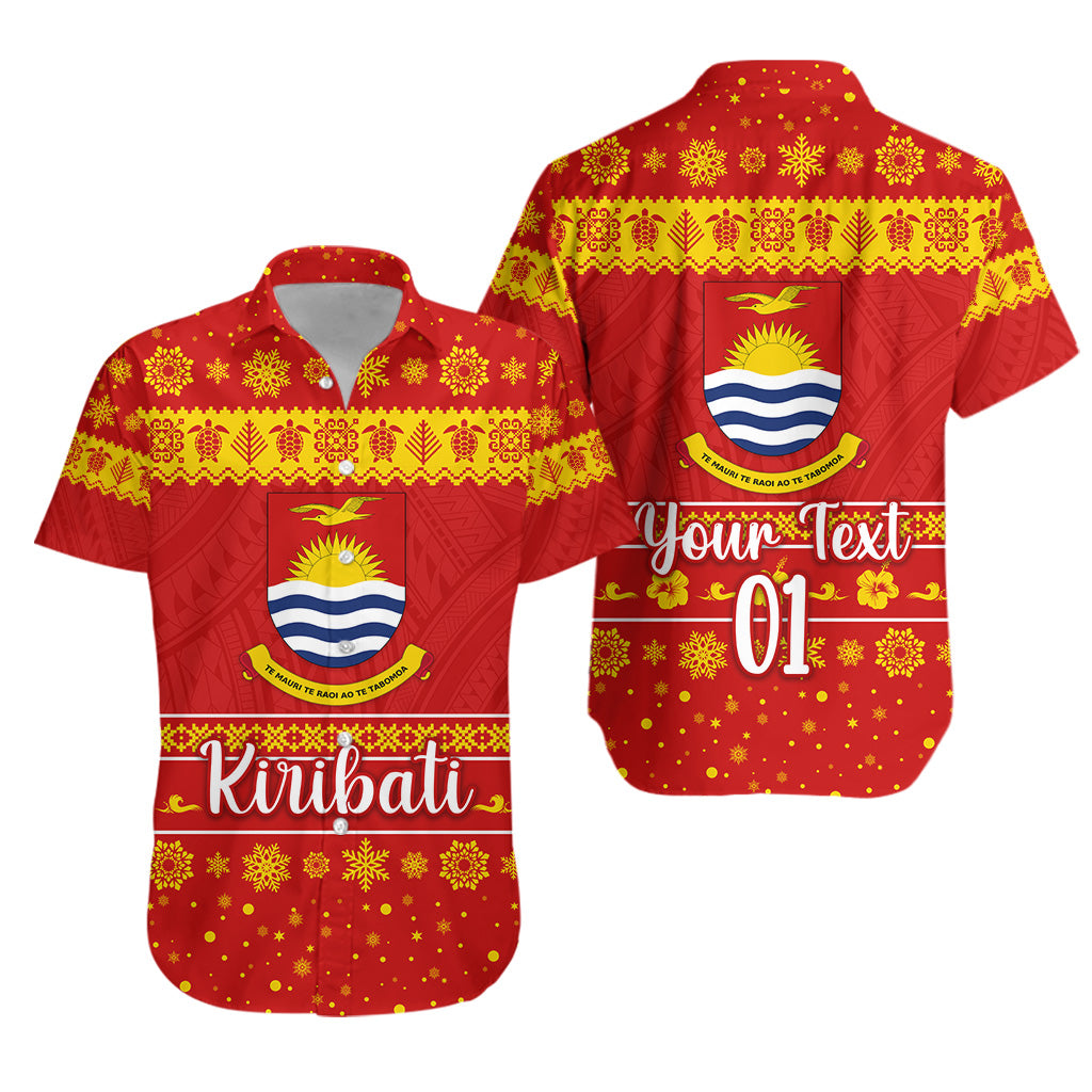 (Custom Personalised) Kiribati Christmas Hawaiian Shirt Simple Style LT8 - Polynesian Pride