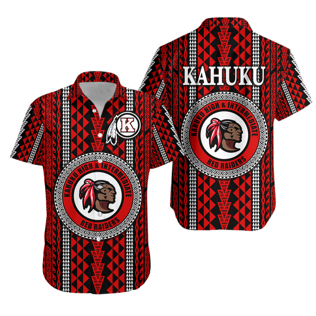 Hawaii Kahuku School Hawaiian Shirt Kahuku High School Simple Style LT8 Unisex Red - Polynesian Pride