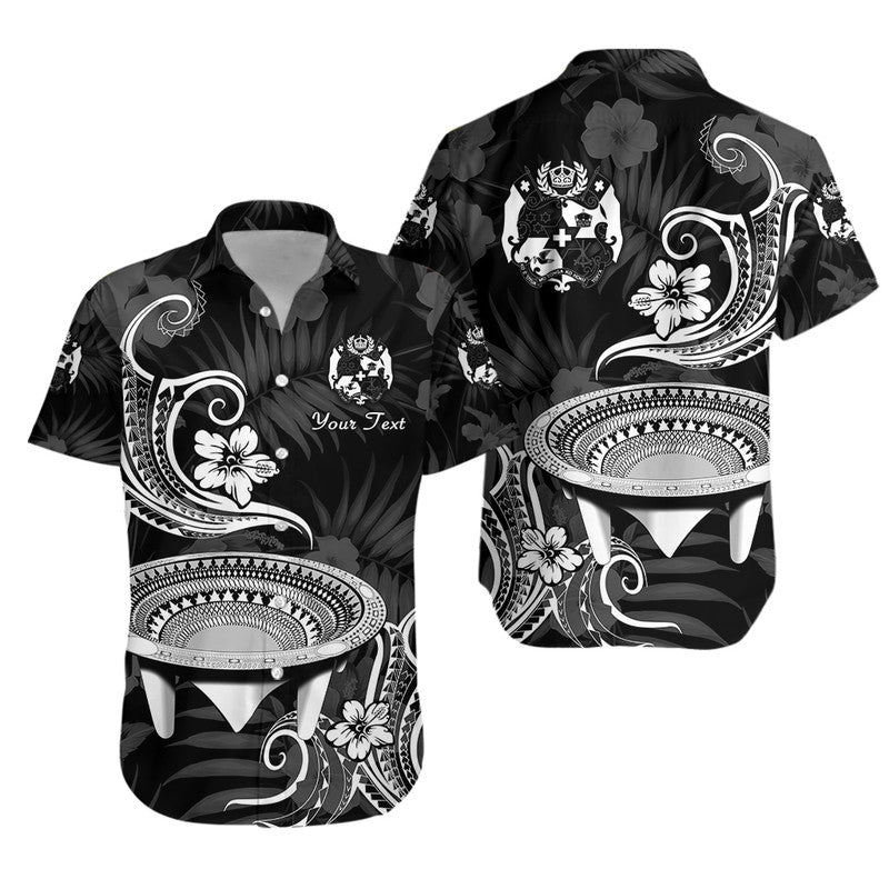(Custom Personalised) Tonga Kumete Kava Bowl Hawaiian Shirt Sila Vibes - Black LT8 Black - Polynesian Pride