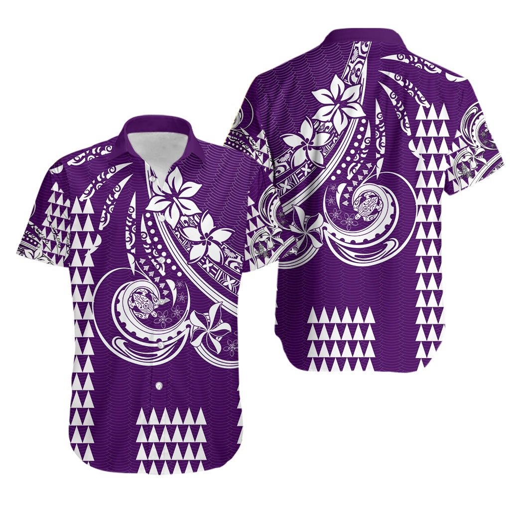 Kakau Hawaiian Polynesian Hawaiian Shirt Purple LT6 Purple - Polynesian Pride