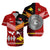 Papua New Guinea And Tonga Hawaiian Shirt Polynesian Together - Red LT8 Unisex Red - Polynesian Pride