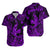 (Custom Personalised) Hawaii Angry Shark Polynesian Hawaiian Shirt Unique Style - Purple LT8 - Polynesian Pride