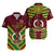 Vanuatu Matching Hawaiian Shirt and Dress Special Independence Anniversary Creative Style Red LT8 - Polynesian Pride