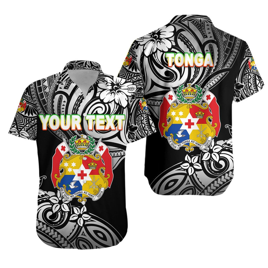 (Custom Personalised) Mate Ma'a Tonga Rugby Hawaiian Shirt Polynesian Unique Vibes - Black Unisex Black - Polynesian Pride