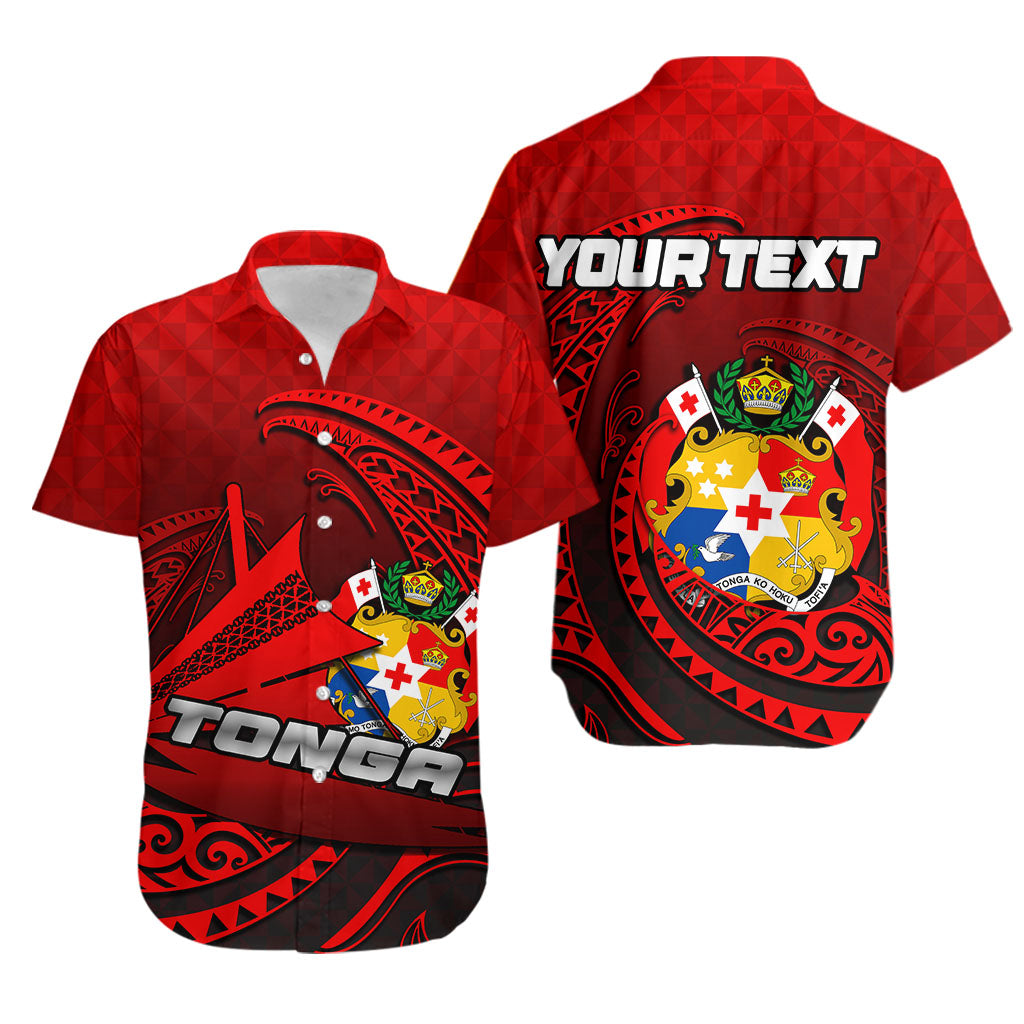 (Custom Personalised)Tonga Emancipation Day Hawaiian Shirt Kalia No.1 LT6 Unisex Red - Polynesian Pride