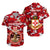 (Custom Personalised) Kolisi Tonga Hawaiian Shirt Mate Ma'a Tonga Camouflage Vibes Lion Ashburton, Custom Text and Number Unisex Red - Polynesian Pride
