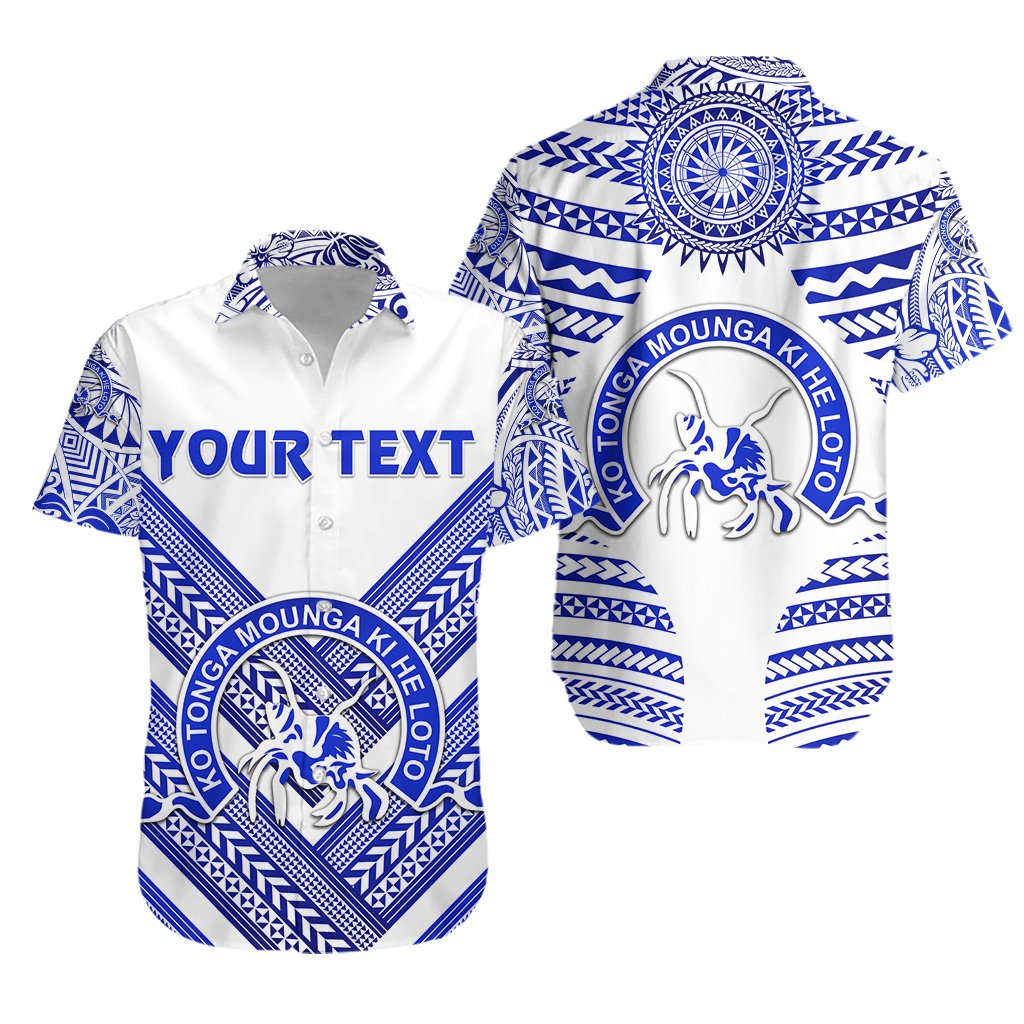 (Custom Personalised) Kolisi Ko Tupou College Tonga Hawaiian Shirt Creative Style - White Unisex Blue - Polynesian Pride