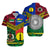 Polynesian Matching Hawaiian Shirt and Dress Vanuatu New Caledonia Together LT8 - Polynesian Pride