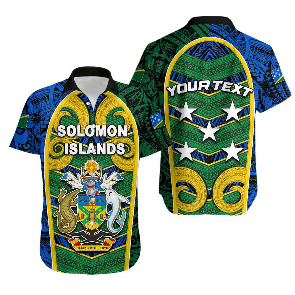 (Custom Personalised)Solomon Islands Independence 43rd Hawaiian Shirt LT6 Unisex Blue - Polynesian Pride