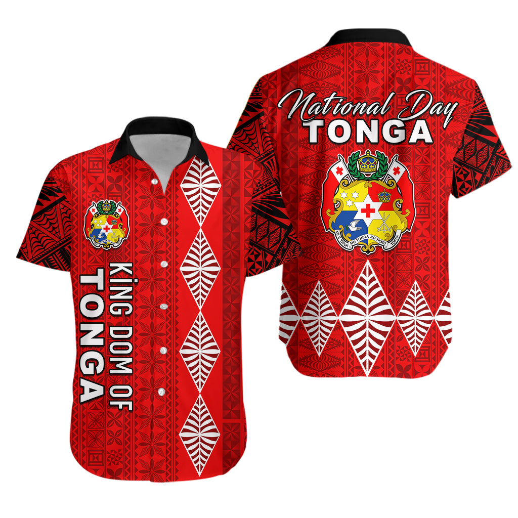 Kingdom of Tonga Hawaiian Shirt 2021 Tonga National Day LT13 Unisex Red - Polynesian Pride