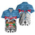 (Custom Personalised) Fiji Rugby Hawaiian Shirt Tapa Cloth Unisex White - Polynesian Pride