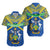 Solomon Islands Hawaiian Shirt Simple Coat Of Arms Rugby Unisex Blue - Polynesian Pride