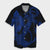 Hawaiian Anchor Poly Tribal Hibiscus Polynesian Hawaiian Shirt Blue - AH Unisex Black - Polynesian Pride