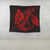 Hawaiian Anchor Poly Tribal Hibiscus Polynesian Tapestry Red - AH - Polynesian Pride