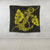 Hawaiian Anchor Poly Tribal Hibiscus Polynesian Tapestry Yellow - AH - Polynesian Pride
