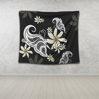Hawaiian Butterfly Plumeria Polynesian Tapestry - AH - Polynesian Pride