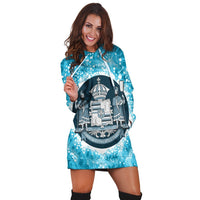 Hawaiian Coat Of Arms Polynesian Hoodie Dress - AH - Polynesian Pride