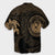 Hawaiian Coat Of Arms Turtle Polynesian Hawaiian Shirt Gold AH - Polynesian Pride