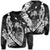 Hawaiian Fish Hook Hibiscus Banzai Surfing Polynesian Sweatshirt - AH Unisex Black - Polynesian Pride