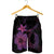 Hawaiian Fish Hook Hibiscus Plumeria Polynesian Men's Shorts - Pink - AH - Polynesian Pride