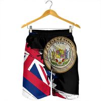 Hawaiian Flag Coat Of Arms Of Hawaii Polynesian Men's Shorts - Classic Style - Polynesian Pride