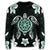Hawaiian Greenie Turtle Plumeria Sweatshirt AH - Polynesian Pride