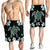 Hawaiian Greenie Turtle Plumeria Men's Shorts AH - Polynesian Pride