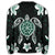 Hawaiian Greenie Turtle Plumeria Sweatshirt AH - Polynesian Pride