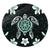 Hawaiian Greenie Turtle Plumeria Round Carpet AH Round Carpet Luxurious Plush - Polynesian Pride