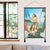 Hawaiian Hibiscus Aloha Hula Girl Dance On The Beach Hanging Poster - AH - Polynesian Pride