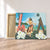 Hawaiian Hibiscus Aloha Hula Girl Dance On The Beach Canvas - AH Canvas Poly-cotton - Polynesian Pride