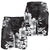 Hawaiian Hibiscus Black And White Polynesian Men's Shorts - AH - Polynesian Pride