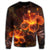 Hawaiian Hibiscus Fire Polynesian Sweatshirt - AH - Polynesian Pride